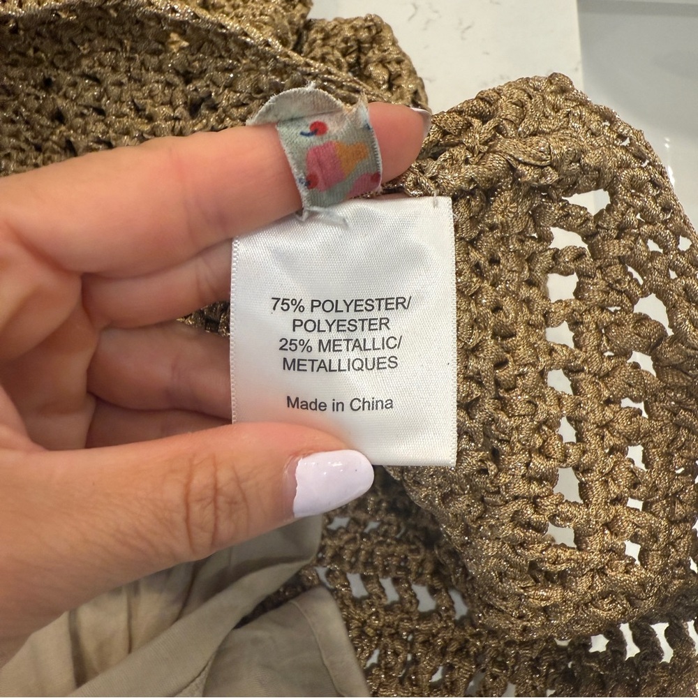 Tory Burch Metallic Knit Zicon Dress - Picture 5 of 6